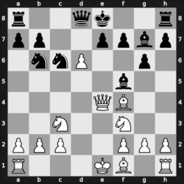 1958 HUN Ch 13th – Round 14 – Bilek, Istvan – 1-0 – Pogats, Jozsef Jr. – G123