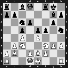 1958 HUN Ch 13th – Round 15 – Koberl, Ferenc – 0-1 – Bilek, Istvan – G125