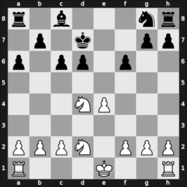 1958 Budapest (HUN Ch 13th) – Round 15 – Borloy, Karoly – 0-1 – Szily, Jozsef – G129