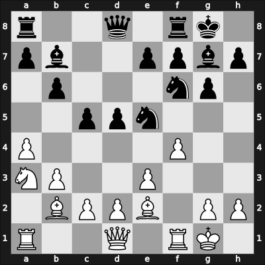 1958 HUN Ch 13th – Round 15 – Szilagyi, Gyorgy Laszlo – 1/2-1/2 – Varnusz, Egon – G130