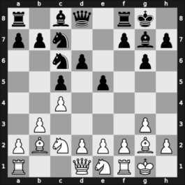 1958 HUN Ch 13th – Round 15 – Barcza, Gedeon – 1/2-1/2 – Kluger, Gyula – G132