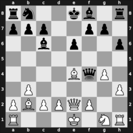 1958 HUN Ch 13th – Round 19 – Koberl, Ferenc – 1/2-1/2 – Forintos, Gyozo V – G165