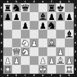 1958 HUN Ch 13th – Round 19 – Portisch, Lajos – 1/2-1/2 – Florian, Tibor – G166