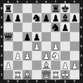 1958 HUN Ch 14th – Round 1 – Honfi, Karoly – 1/2-1/2 – Portisch, Lajos – G3