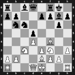 1958 HUN Ch 14th – Round 4 – Kluger, Gyula – 1/2-1/2 – Szabo, Laszlo – G9