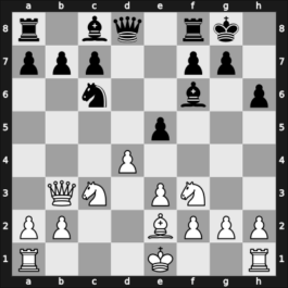 1958 HUN Ch 14th – Round 4 – Sallay, Roland – 1/2-1/2 – Florian, Tibor – G10