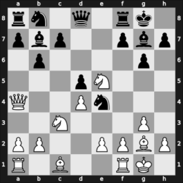 1958 HUN Ch 14th – Round 7 – Forintos, Gyozo V – 1/2-1/2 – Varnusz, Egon – G17