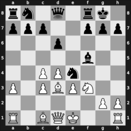 1958 HUN Ch 14th – Round 8 – Sallay, Roland – 0-1 – Portisch, Lajos – G19