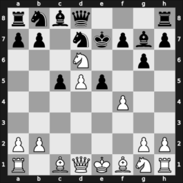 1958 HUN Ch 14th – Round 10 – Sallay, Roland – 0-1 – Lengyel, Levente – G24