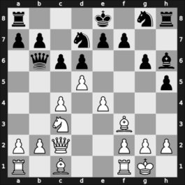 1958 HUN Ch 14th – Round 14 – Kluger, Gyula – 0-1 – Sallay, Roland – G33