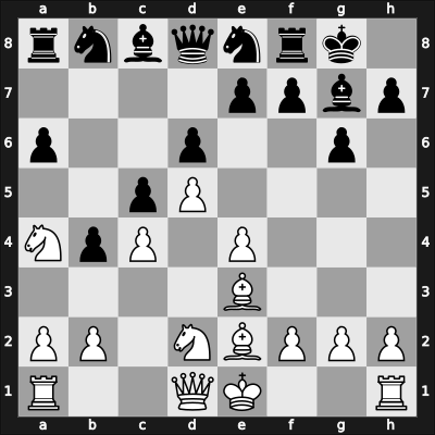 1958 HUN Ch Budapest HUN – Round 2 – Sallay, Roland – 0-1 – Szabo, Laszlo – G9