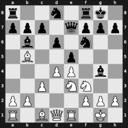 1958 HUN Ch Budapest HUN – Round 4 – Dely, Peter – 1/2-1/2 – Filep, Tibor – G20