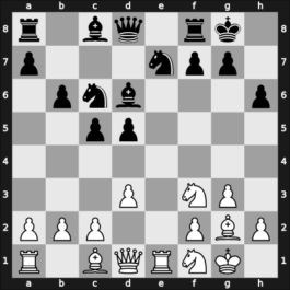 1958 HUN Ch Budapest HUN – Round 6 – Flesch, Janos – 1/2-1/2 – Bilek, Istvan – G30