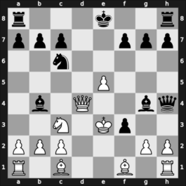 1958 HUN Ch Budapest HUN – Round 7 – Honfi, Karoly – 0-1 – Kluger, Gyula – G36