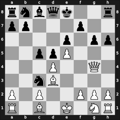 1958 HUN Ch Budapest HUN – Round 7 – Szabo, Laszlo – 1-0 – Filep, Tibor – G37