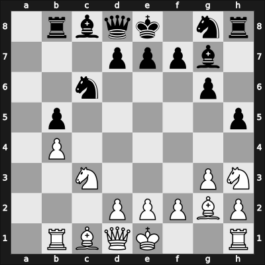 1958 HUN Ch Budapest HUN – Round 8 – Flesch, Janos – 1-0 – Barczay, Laszlo – G39