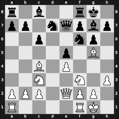 1958 HUN Ch Budapest HUN – Round 14 – Varnusz, Egon – 1-0 – Sandor, Bela – G72