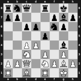 1958 HUN Ch Budapest HUN – Round 15 – Lengyel, Levente – 1/2-1/2 – Filep, Tibor – G75