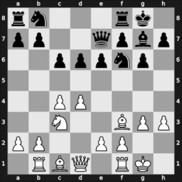 1958 Haifa/Tel Aviv – Round 5 – Dunkelblum, Arthur – 1/2-1/2 – Van den Berg, Carel B – G24