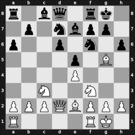1958 Haifa/Tel Aviv – Round 5 – Burstein, S – 0-1 – Reshevsky, Samuel – G25