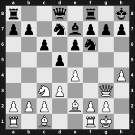1958 Haifa/Tel Aviv – Round 5 – Wade, Robert G – 1/2-1/2 – Porath, Yosef – G27