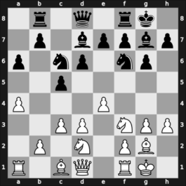 1958 Haifa/Tel Aviv – Round 7 – Czerniak, Moshe – 1/2-1/2 – Dyner, Israel Boruch – G42