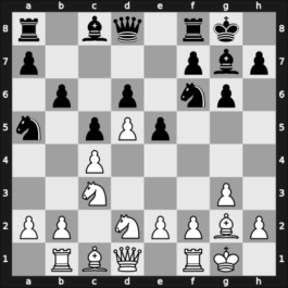 1958 Haifa/Tel Aviv – Round 11 – Dunkelblum, Arthur – 1/2-1/2 – Reshevsky, Samuel – G62