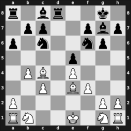 1958 Haifa/Tel Aviv – Round 11 – Branicki, I – 1/2-1/2 – Aloni, Itzchak – G65
