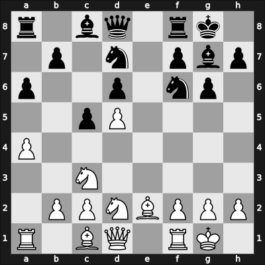 1958 Haifa/Tel Aviv – Round 13 – Czerniak, Moshe – 1/2-1/2 – Wade, Robert G – G76