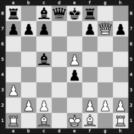 1958 Hamburg Ch – Round 6 – Tomrell, Hugo – 1-0 – Rellstab, Ludwig Sr – G12