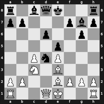 1958 Hamburg Ch – Round 8 – Rhodin, Bodo – 0-1 – Clemens, Christian, Dr. – G18