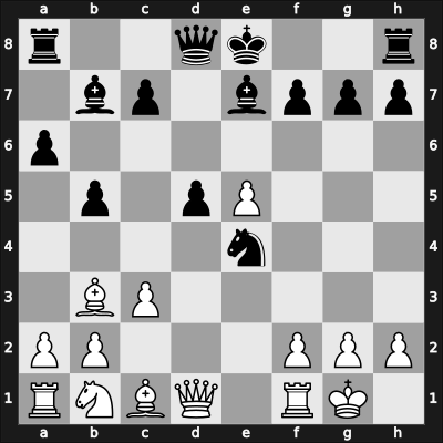 1958 Hamburg Ch – Round 9 – Clemens, Christian, Dr. – 0-1 – Tomrell, Hugo – G21