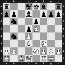 1958 Hamburg Ch – Round 9 – Rellstab, Ludwig Sr – 1/2-1/2 – Tscheppe, Karl-Heinz – G22