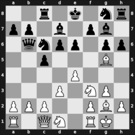 1958 Hamburg Ch – Round 11 – Clemens, Christian, Dr. – 1/2-1/2 – Sahlmann, Walter – G26