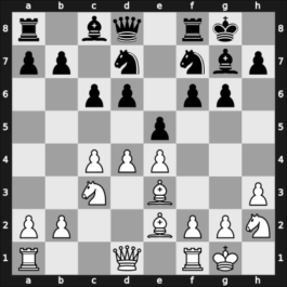 1958 Hoogovens – Round 3 – Bouwmeester, Hans – 1/2-1/2 – Pilnik, Herman – G10
