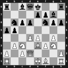 1958 Hoogovens – Round 3 – Matanovic, Aleksandar – 1/2-1/2 – Pirc, Vasja – G12