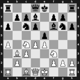 1958 Hoogovens – Round 7 – Pilnik, Herman – 1/2-1/2 – O’Kelly, Albéric de Galway – G29