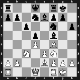 1958 Hoogovens – Round 8 – Van Scheltinga, Theo – 1/2-1/2 – Stahlberg, Gideon – G33