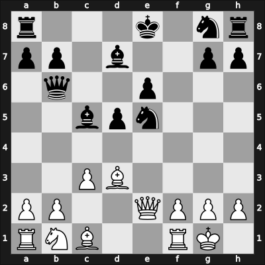 1958 ITA-SUI m – Round 1 – Nievergelt, Erwin – 1/2-1/2 – Castaldi, Vincenzo – G7
