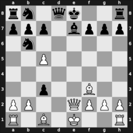 1958 It Kienbaum GER – Round 6 – Braun, Gottfried, Dr. – 0-1 – Honfi, Karoly – G8