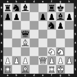 1958 JUG-13ch – Round 14 – Ciric, Dragoljub M – 0-1 – Matulovic, Milan – G16