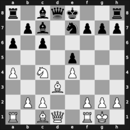 1958 Jonkoping – Round 1 – Ragozin, Viacheslav – 1/2-1/2 – Kotov, Alexander. – G2