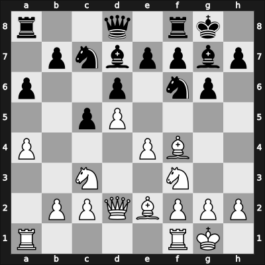 1958 Kienbaum – Round 7 – Antoshin, Vladimir S – 0-1 – Braun, Gottfried, Dr. – G21