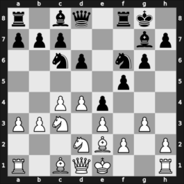 1958 Kiev Ch – Round 3 – Zamikhovsky, Abram – 1-0 – Kostiuchenko, Alexander – G13
