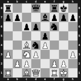 1958 Kiev Ch – Round 4 – Sakharov, Yuri N – 1/2-1/2 – Ousatchi, Mark – G20
