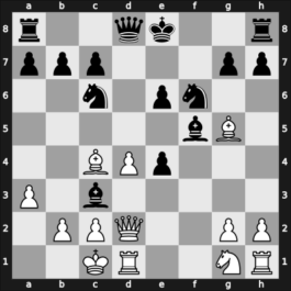 1958 Kiev Ch – Round 9 – Poliak, Evsey – 0-1 – Sakharov, Yuri N – G42