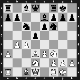1958 Kiev Ch – Round 12 – Zamikhovsky, Abram – 1/2-1/2 – Poliak, Evsey – G57