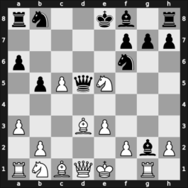 1958 Manhattan CC Ch fin 5758 – Round 1 – Shainswit, George – 1-0 – Kramer, George – G5