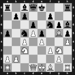 1958 Manhattan CC Ch fin 5758 – Round 4 – Kramer, George – 1-0 – Turner, Abe J – G11
