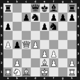 1958 Manhattan CC Ch fin 5758 – Round 5 – Siegel, Markus – 0-1 – Bisguier, Arthur B – G12